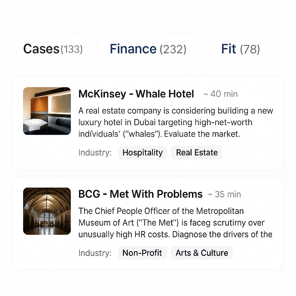 Choisissez votre type d'entretien